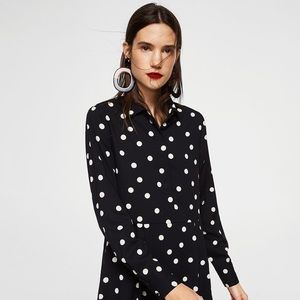 Mango Polka Dot Dress